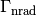 \Gamma_{\text{nrad}}