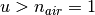 u>n_{air}=1
