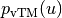 p_{\text{vTM}}(u)